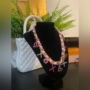NWT Betsey Johnson Valentine X & O Necklace